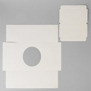 Кондитерская упаковка с окном ,белый, 30 х 30 х 19 см