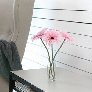 СМИККА Цветок искусственный, Гербера, розовый, 50 см