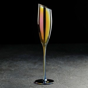 Бокал для шампанского «Иллюзия», 180 мл, 8?28 см, цвет хамелеон