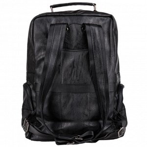 Рюкзак Модель: 08 рюкзак. Цвет: чёрный. Состав: искусственная кожа. Высота, см: 43. Ширина, см: 33. Глубина, см: 18.