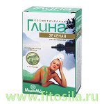 Глина зеленая косметическая с содержанием серебра 100 г, &quot;МедикоМед®&quot;, коробочка
