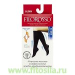 Гольфы женские Profilactica &quot;Filorosso&quot;, 1 класс, 50 den, размер 1, черные, компрессионные лечебно-профилактические 2467