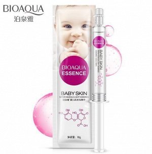 789552 Bioaqua Baby Skin Увлажняющая эссенция для лица с гиалуроновой кислотой (в шприце) , 10 мл