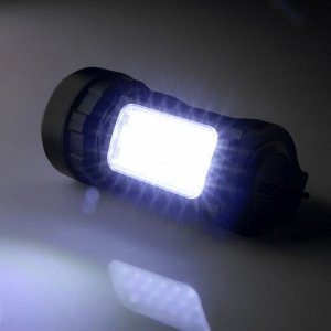 Фонарь-прожектор аккумуляторный, 9 Вт+3 Вт,1800 mAh,18 led, от сети 220 В, 18.5х11х9