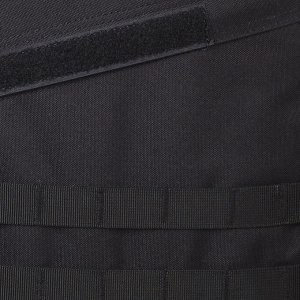 Рюкзак туристический, 2 отдела на молниях, наружный карман, цвет чёрный