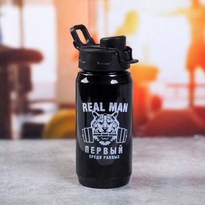 Бутылка для воды «Real man», 500 мл