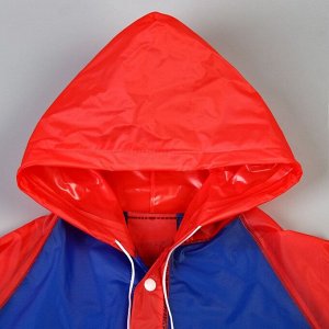 Дождевик детский, размер M, 100-110 см, Человек-паук