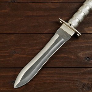 Нож для выживания "Змей" сталь - 420, рукоять - металл, 34 см