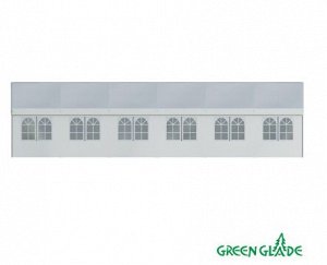 Тент садовый Green Glade 3020  6х12х3,4м полиэстер (5 коробок)