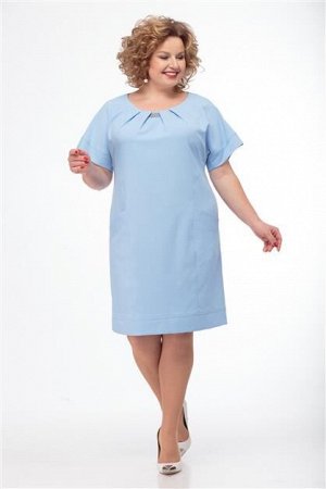 Платье ANELLI 301 голубой