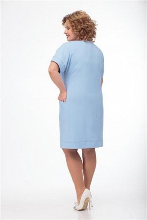 Платье ANELLI 301 голубой