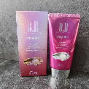 Жемчужный ББ-крем EKEL Pearl BB Cream SPF50+ PA+++, 50мл