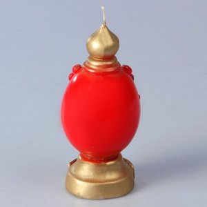 Декоративная свеча «Пасхальное яйцо с храмом»»