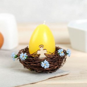Свеча-яйцо в гнезде «Ангел»