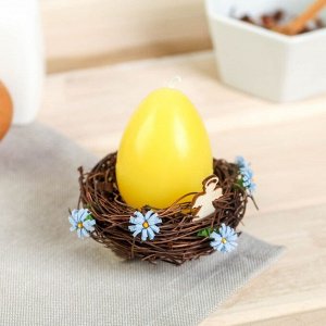 Свеча-яйцо в гнезде «Ангел»