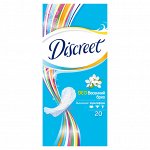 DISCREET Женские гигиенические прокладки на каждый день Deo Spring Breeze Multiform Single 20шт