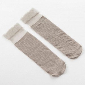Набор стеклянных женских носков 3 пары "Итальянка", р-р 35-37 (22-25 см)
