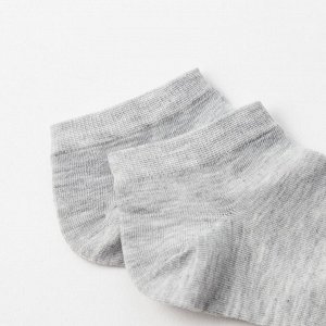 Носки мужские укороченные MINAKU «Бамбук», цвет серый, размер 40-41 (26-28 см)
