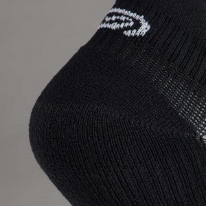 Носки для легкой атлетики заниженной высоты для детей 2 пары бело-черные