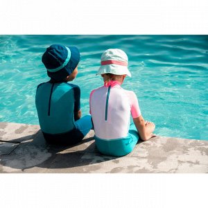 Комбинезон для плавания солнцезащитный детский с короткими рукавами NABAIJI