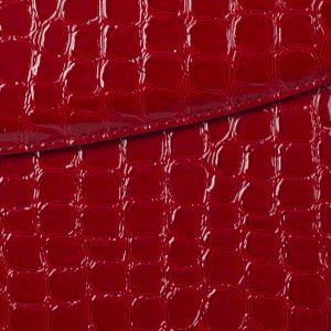 Портфель, 5 отделов на клапане, 3 наружных кармана, длинный ремень, цвет ярко-красный