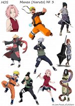 Стикерлист &quot;Манга NARUTO(Наруто) №3&quot;