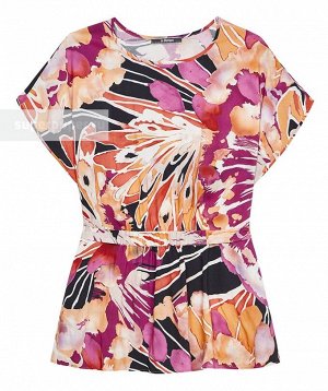 Топ Женская блузка текстильная |Коралловый| вискоза 100%|Le Monique