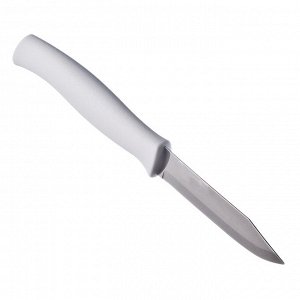 Tramontina Athus Нож овощной 8см, белая ручка 23080/083