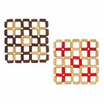 Подставка под горячее, бамбук, &quot;Мозаика&quot; 15х15см