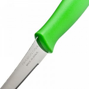 Tramontina Athus Нож для томатов 12.7см, зеленая ручка 23088/025