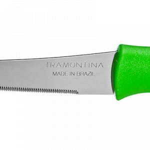 Tramontina Athus Нож для томатов 12.7см, зеленая ручка 23088/025