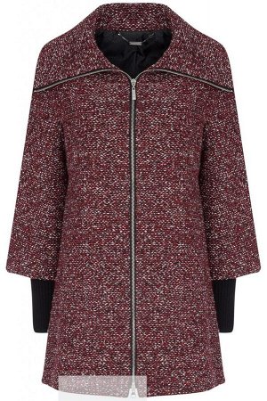 Женское текстильное пальто НА МЕМБРАНЕ RAFT PRO с отделкой трикотажем