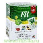 Смесь подсластителей на основе эритритола и стевии № 7, т, м, &quot;ФитПарад&quot;, 60 шт, х 1 г, саше