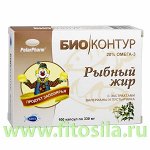 Рыбный жир с экстрактами валерианы и пустырника &quot;БиоКонтур&quot; - БАД, № 100 капс. х 0,33 г