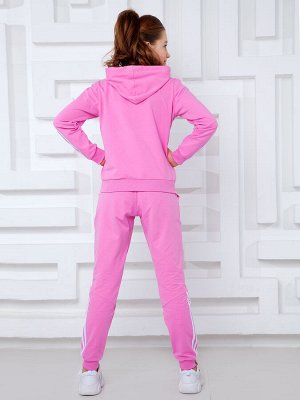 Спортивный костюм "Модерн",розово-лиловый 158