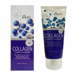 [EKEL] Нежная пенка для умывания с экстрактом коллагена Collagen Foam Cleanser, 100 мл