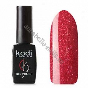 Kodi Гель-лак №196 яркий розово-красный, с мелкими блестками (8ml) срок годн. до 05.2020