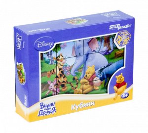 Кубики (12 шт.) DISNEY "Медвежонок Винни"  87155