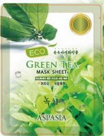 Маска для лица тканевая ЗЕЛЕНЫЙ ЧАЙ, Eco Sheet Pack Green Tea