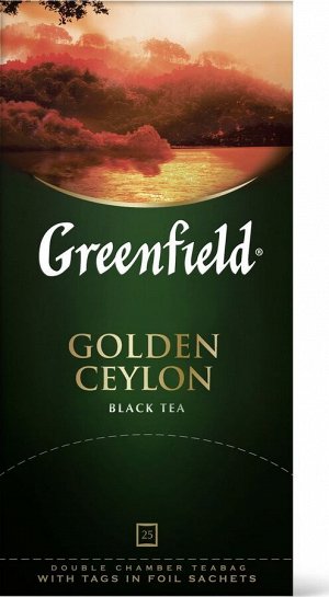 Чай Гринфилд Golden Ceylon пакет термосаше