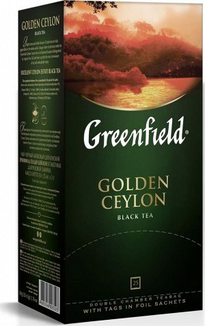 Чай Гринфилд Golden Ceylon пакет термосаше