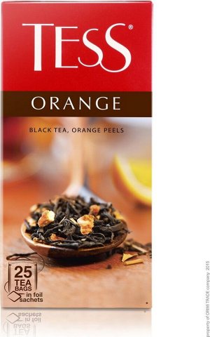 Чай Тесс Orange black tea 25пак