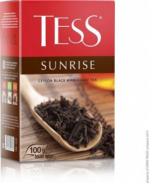 Чай Тесс Sunrise black tea 100гр.