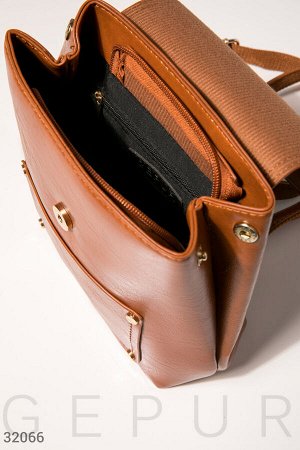 Лаконичный кожаный рюкзак