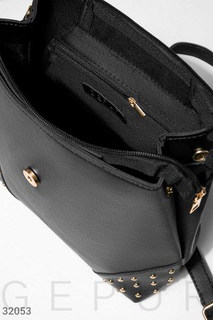 Gepur Рюкзак черного цвета