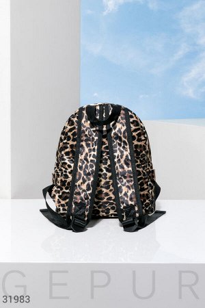 Рюкзак в леопардовый принт