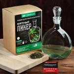 Подарочный набор для приготовления алкоголя «Мятный ликер»: штоф 0.5 л, специи 43 г, инструкция