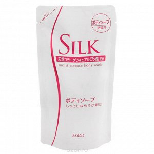 "Silk" Жидкое мыло для тела  увлажняющее с природным коллагеном и ароматом фруктов
