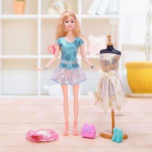 Кукла-модель шарнирная «Анастасия» с аксессуарами, МИКС