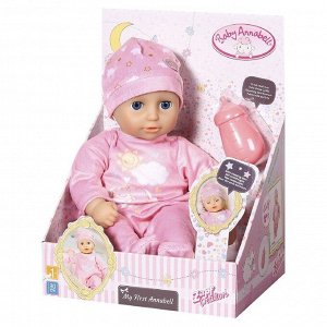Кукла мягконабивная My First Baby Annabel, с бутылочкой, 30 см